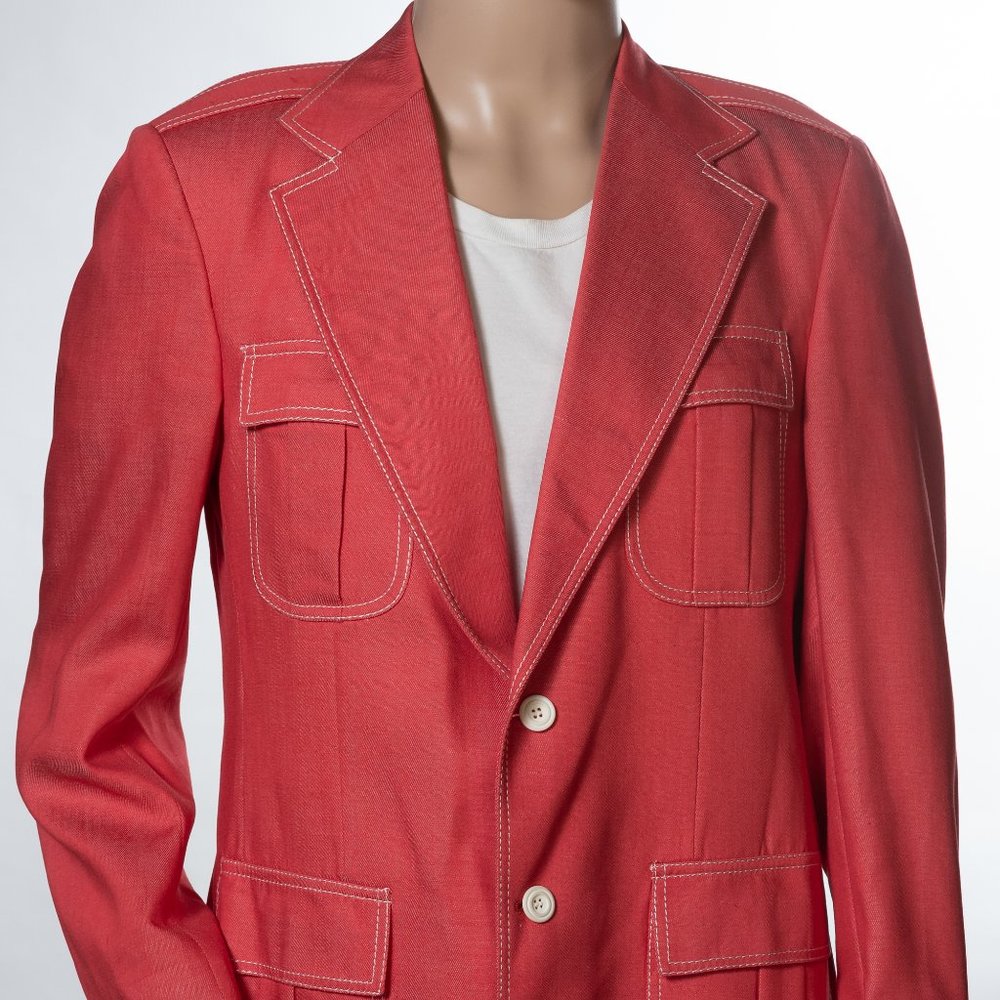 Vintage Stanley Blacker Salmon Blazer